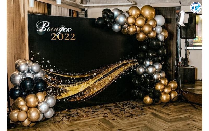 Background tất niên đẹp phong cách sang trọng